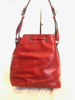 Louis Vuitton Epi Noe bag Castillian Red