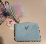 Justice Personalized "A" Makeup Bag and Wristlet