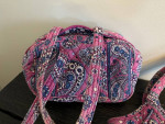 Vera Bradley purple purse and bag combo matching set