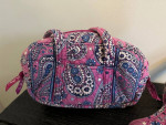 Vera Bradley purple purse and bag combo matching set