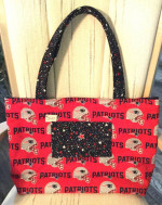 Beautifully Handcrafted Tote Bag - Magnetic Snap Closure - Two Pockets