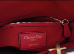 CD CHRISTIAN LADY DIOR J'ADORE RED STUDDED BAG HANDBAG PURSE