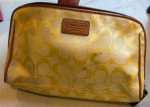 Authentic COACH yellow purse bag