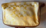 Authentic COACH yellow purse bag