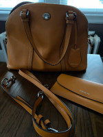 Coach bag and wallet