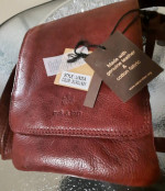Cak & Tan Bag cross Body burgundy adjustable small women Linzia Valent