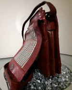Cak & Tan Bag cross Body burgundy adjustable small women Linzia Valent