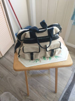 Liz Claiborne Tote Bag With Pockets and Strap