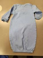 Boys 0-3 months Carters Baby light blue frog sleeper bag. LOT G