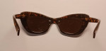 Ladies silver glitter sunglasses, in a-morir bag.