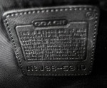 Coach 16" Black Leather Briefcase Laptop Bag