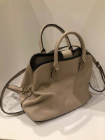 Kate Spade New York Beige Leather Crossbody Bag Purse