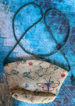 Butterfly Clutch / Purse / Bag
