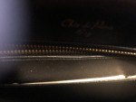 Vintage Black leather Chic De Paris Bag Handbag