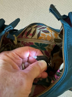167-RTT New With Tags Travelon Hobo Bag Teal RFID Blocking With Extra Strap