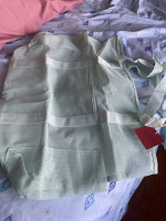 NEW: light green XLarge tote bag with 4 pockets