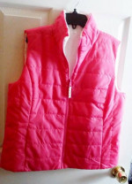 Rafaella Sport Lightweight Reversible Vest w/Carry Bag NWT