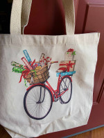 Gift Shopping Canvas Bag - 16" x 15"