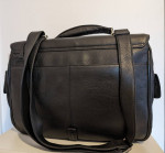 Men's briefcase Piquadro Modus black leather business laptop bag