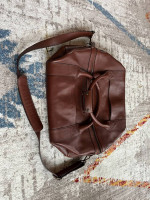 Tecovas Large Brown Leather Duffel Bag