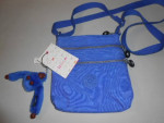 Kipling Alvar XS Glacier Blue Small Crossbody Bag w Monkey