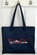 Washington DC Zippered Tote Bag
