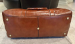 NWT Patricia Nash Milano Weekender Leather Tan Brown Duffle Bag