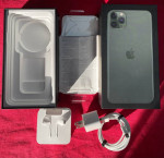 Brand New Empty Box Of iphone 11 Pro Max in Midnight Green Color