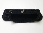 Vintage Black Beaded Evening Purse "Bag by Debbie"
