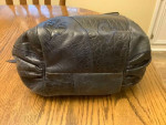 Sharif Blue Leather Purse Shoulder Bag