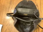 Sharif Blue Leather Purse Shoulder Bag