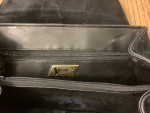 Sharif Blue Leather Purse Shoulder Bag