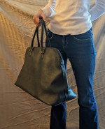 Vintage Estée Lauder Green Tote Travel Bag