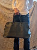 Vintage Estée Lauder Green Tote Travel Bag