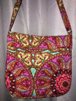 Vera Bradley Triple Zip Hipster Crossbody Bag