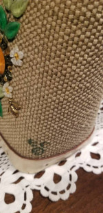 Vintage 1960s Enid Collins "Flower Basket" Tote Bag