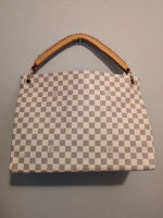 LOUIS VUITTON Damier Azur Artsy MM Shoulder Bag