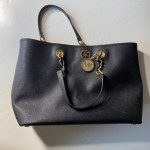 Real New With Tags Michael Kors Black Leather Shoulder Bag Handbag