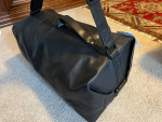 Lagerfeld Leather Duffel / Bag / Luggage - NEW with tags, black