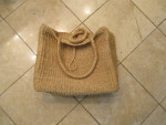straw tote bag with 1 button closure