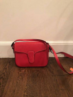 shoulder hand bag leather