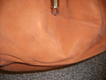 Vintage orange Michael Kors suede bag