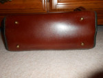 Vintage Brahmin Black/brown Leather Satchel Bag