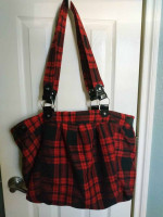 Red black bag