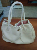 Japan cute white leather bag
