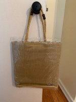 Beige / Gold Floral Bag
