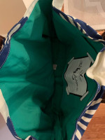 Blue Floral Travel / Shopping multi-purpose bag