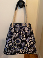 Loft Blue Floral Large Bag