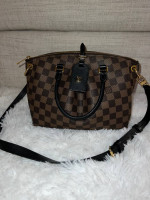 Authentic Louis Vuitton Odeon Brown Checkerboard Tote Bag & Wallet