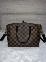 Authentic Louis Vuitton Odeon Brown Checkerboard Tote Bag & Wallet